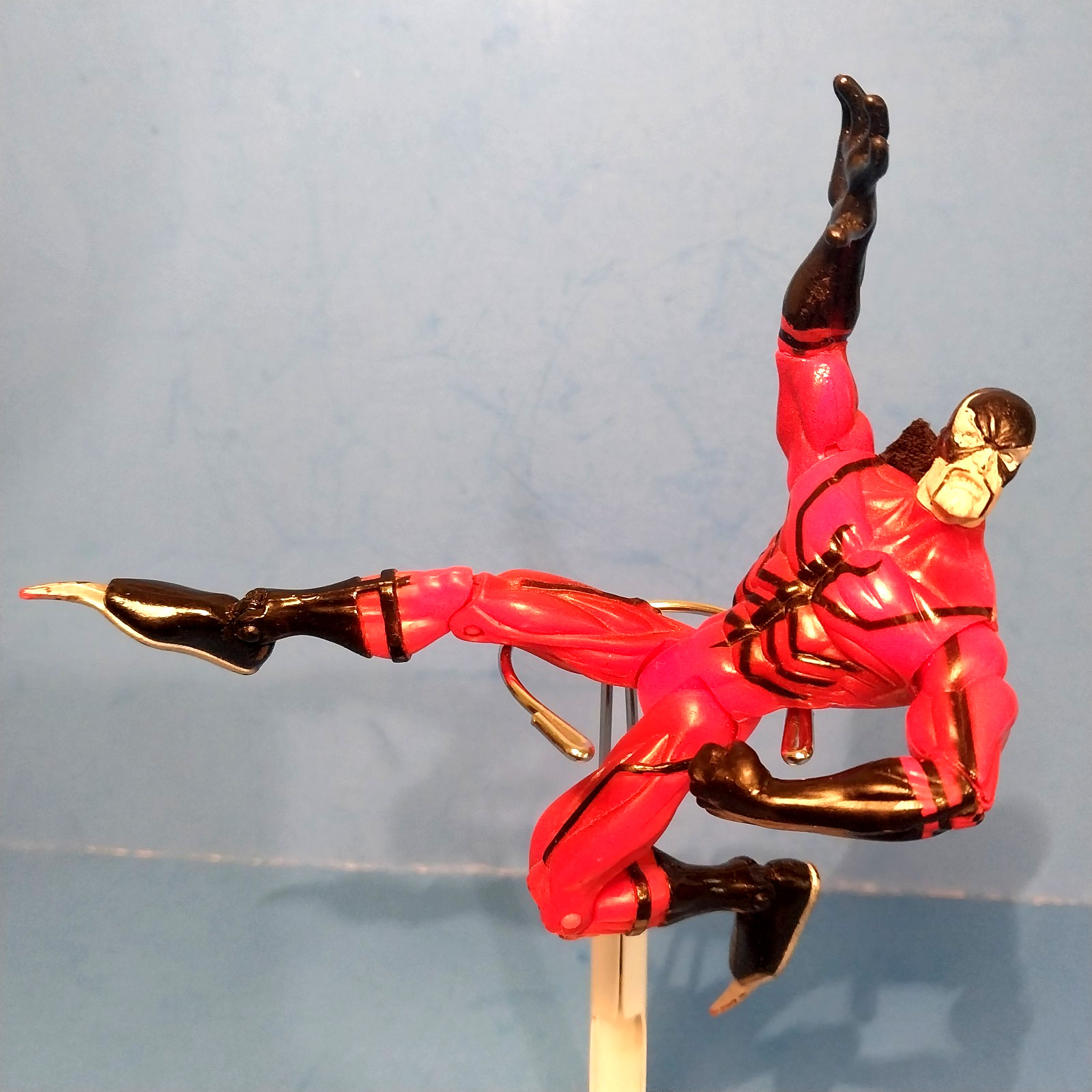 Vintage Figure Spider Man Enemy TARANTULA Toy Biz 1997 6'' Marvel  Comic Books 