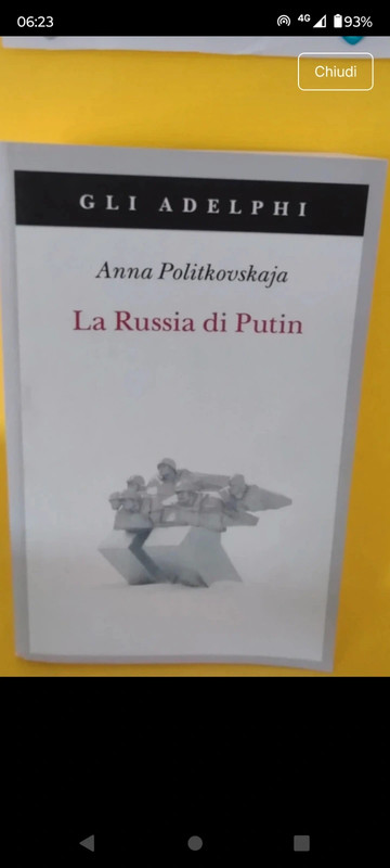 Ultimo giorno Adelphi nuovi fino al 50% politkovskaja la Russia di Putin €14 di copertina