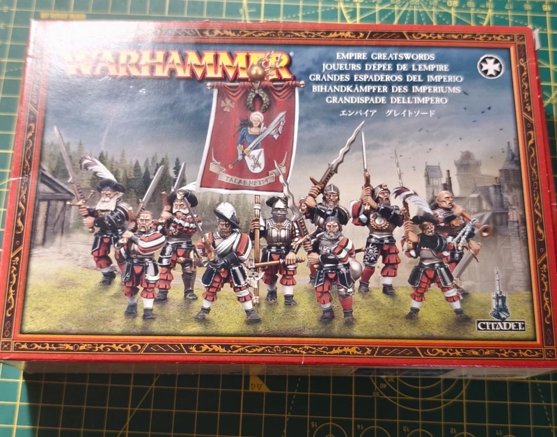 Greatswords Imperio Warhammer Fantasy incompleta