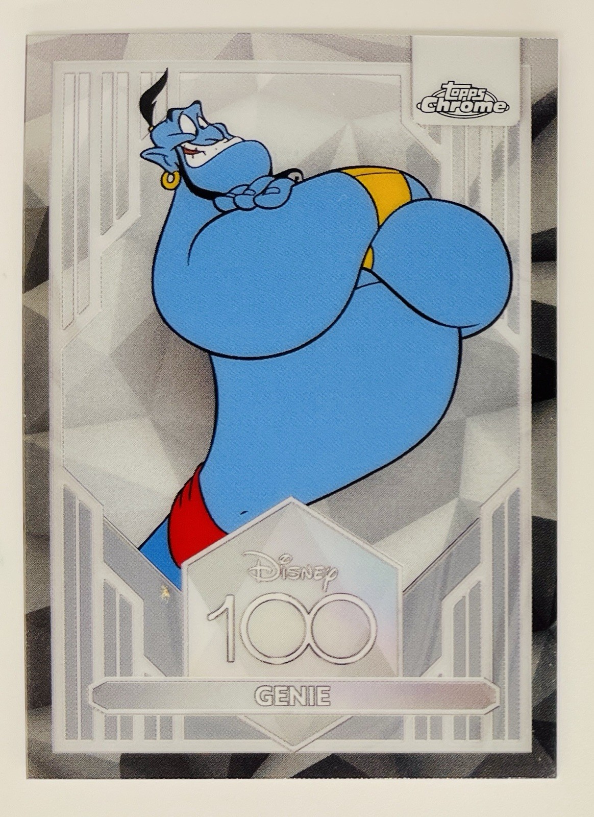 2023 Topps Chrome Disney 100 - Scheda Base GENIO #34 (100 anni di meraviglia) Aladdin