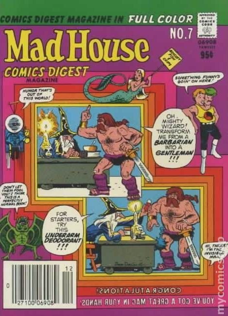 Madhouse Comics Digest #7 VF- 7.5 1982 Immagine Stock