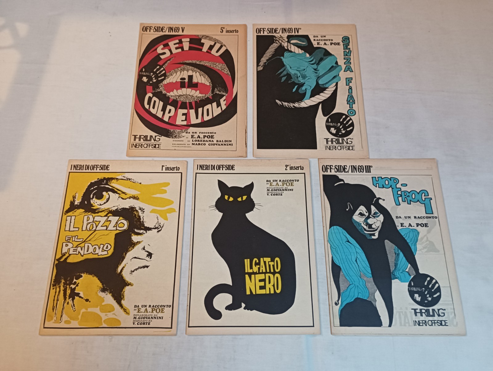 I NERI DI OFF-SIDE serie Completa 1 2 3 4 5 DA UN RACCONTO DI E.A.POE