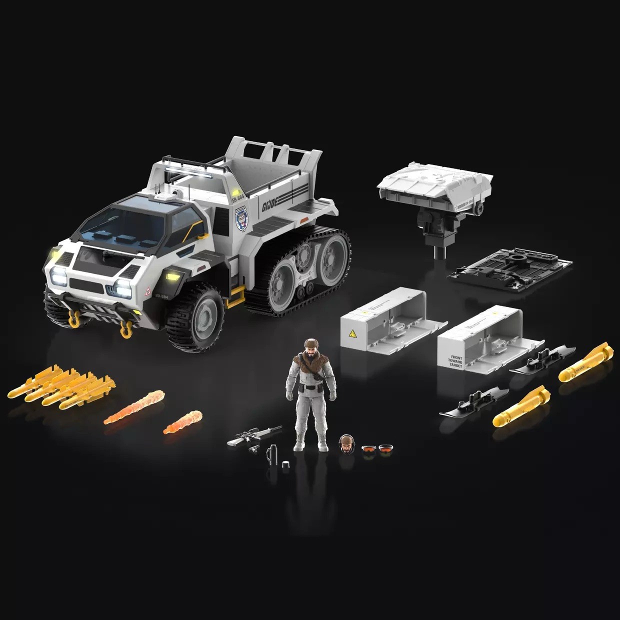 G.I. Joe Classified Series Snow C.A.T. HasLab  All Tiers Included. MISB