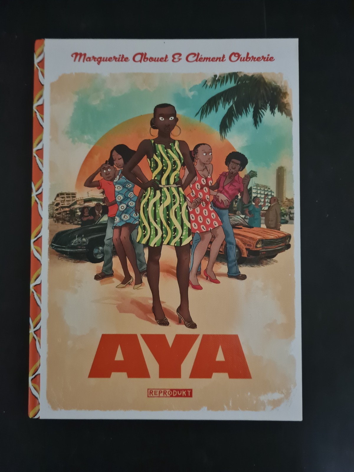 AYA copertina rigida fumetto di Abouet/Oubrerie (riprodotto) Z1
