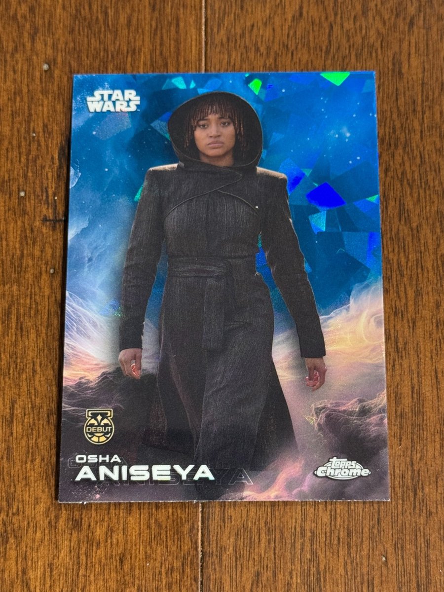 2025 Topps Chrome Star Wars Zaffiro Osha Aniseya #140