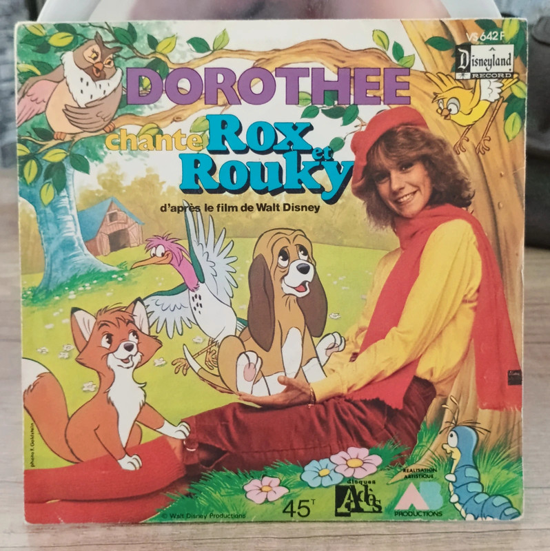 Vinyle Dorothée : Rox et Rouky