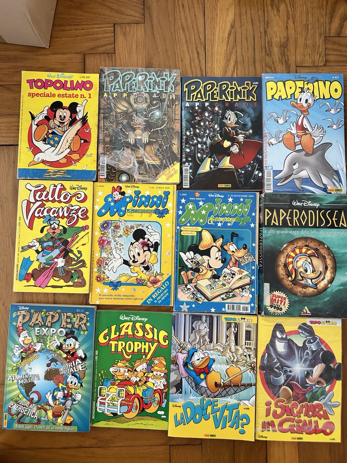 Walt Disney Lotto fumetti Topolino Paperino Paperinik Paperodissea 2009 IT