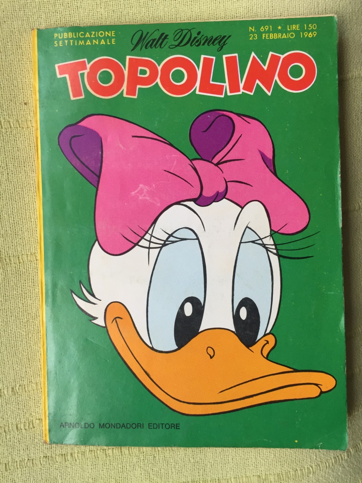 TOPOLINO N° 691 - 23 FEBBRAIO 1969 - CON I BOLLINI, OTTIMO!