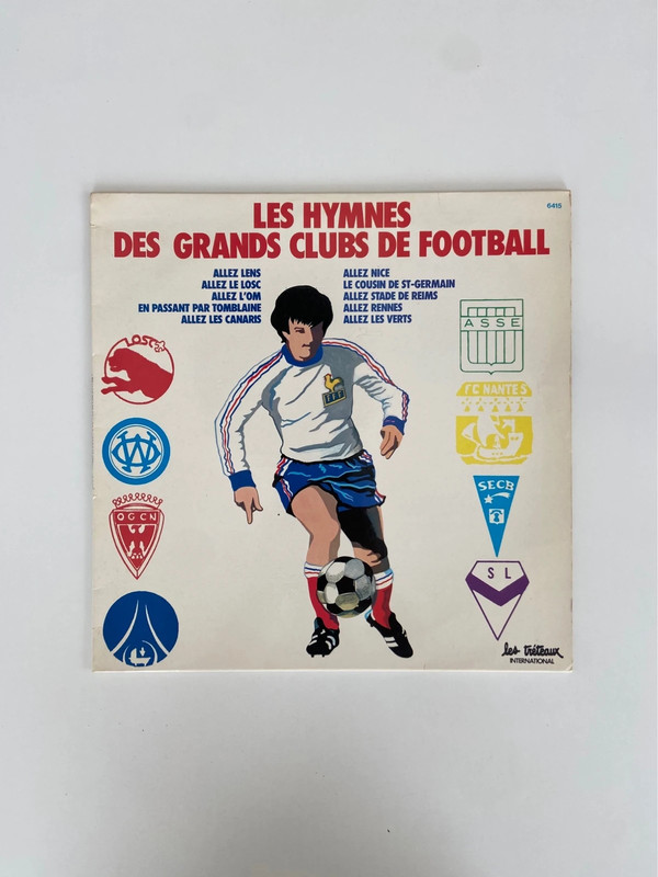Vinyle « Les hymnes des grands clubs de football »