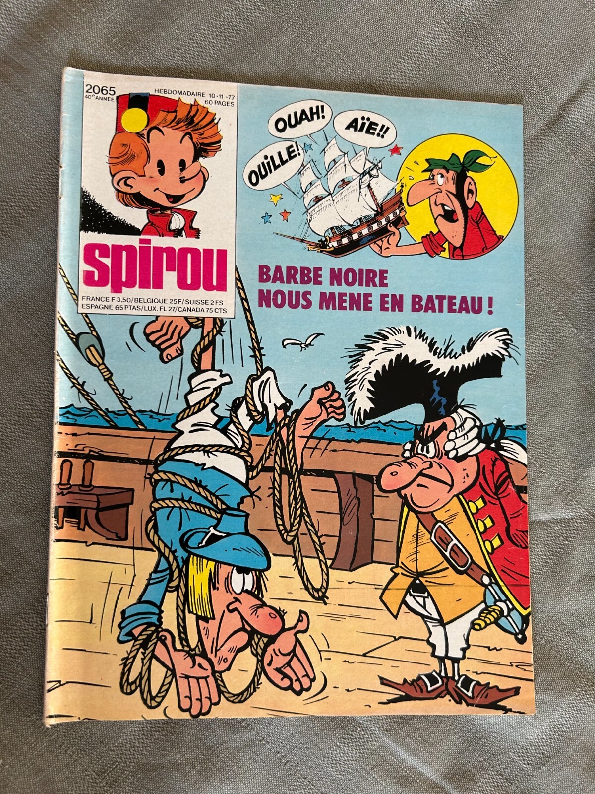 Hebdo Il Giornale Di Spirou N°2065 1977 In Buone Condizioni Senza Il Supplemento