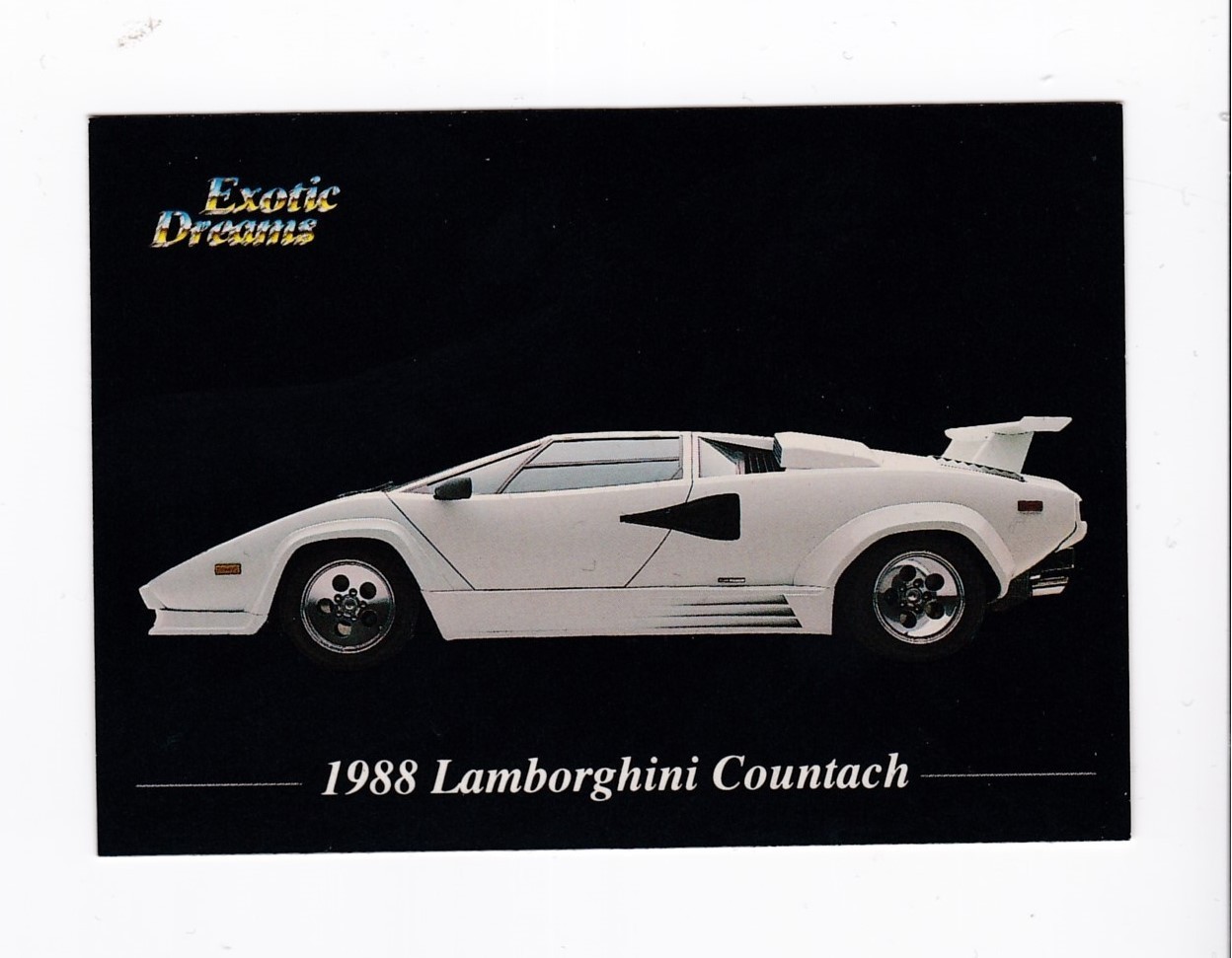 1992 All-Sports Exotic Dreams 1988 Lamborghini Countach 5000 S #53