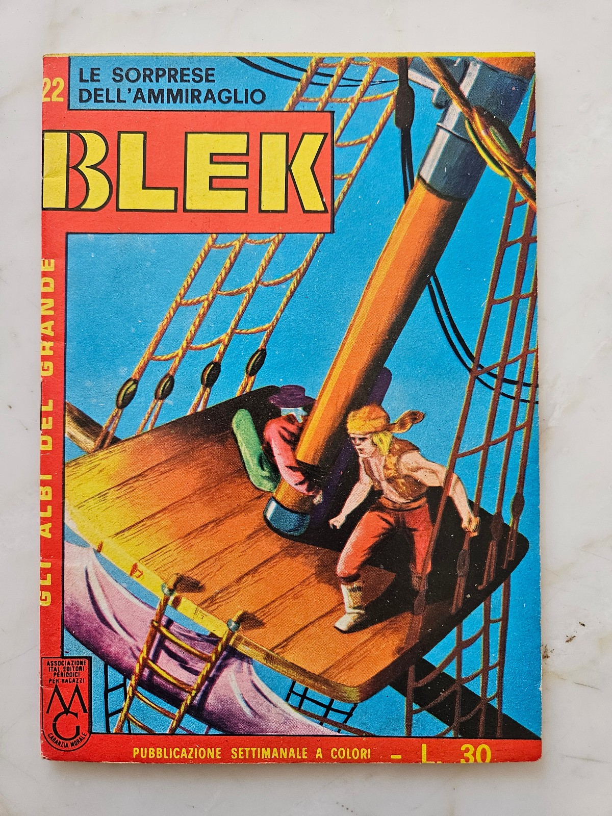 71) ALBI DEL GRANDE BLEK  n.   22   -  ed. Dardo 1963 -   edicola