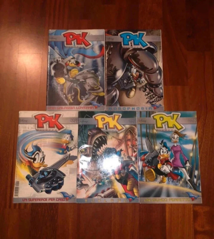 Set Fumetti Paperinik paperino Walt Disney numeri 1 2 3 5 6 ( 001 - 002 - 003 - 005 - 006 )