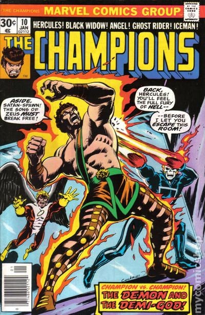 Champions #10 FN 6.0 1977 Stock Image