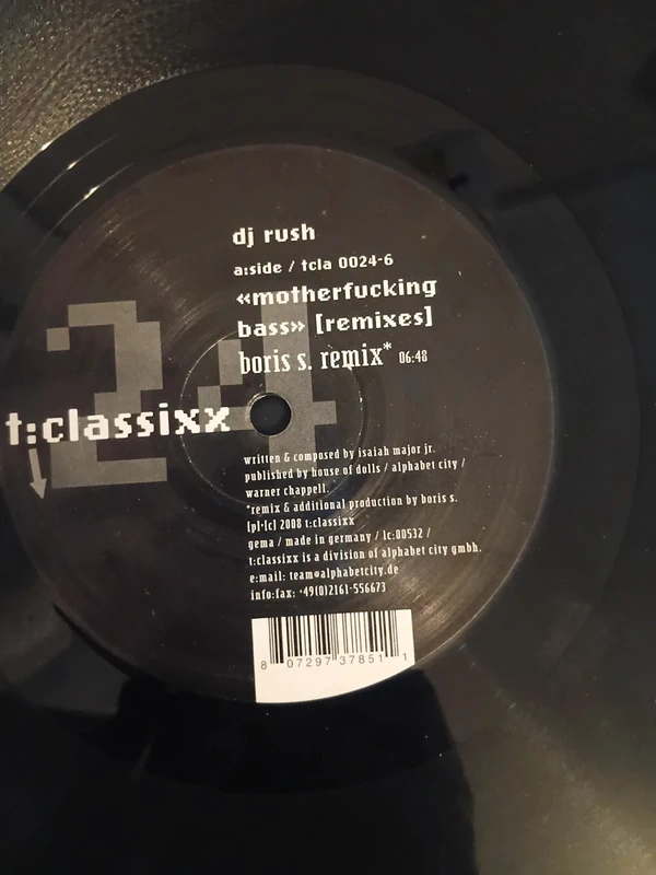 Vinilo Dj Rush