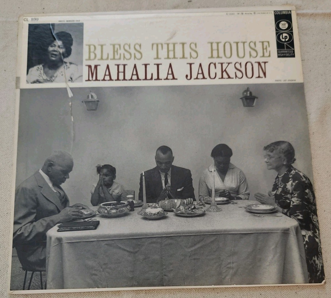 Mahalia Jackson Bless this House 1956 Vinyl LP 12" 33 RPM Gospel Ensemble 