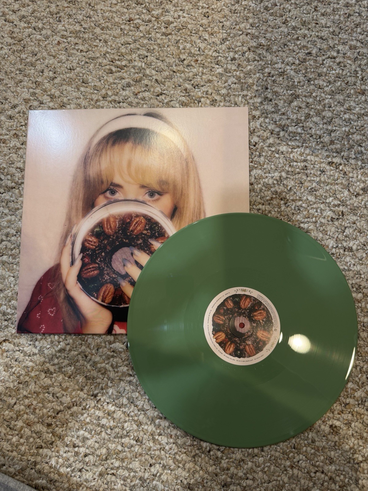 Sabrina Carpenter Fruitcake Green Vinyl Record