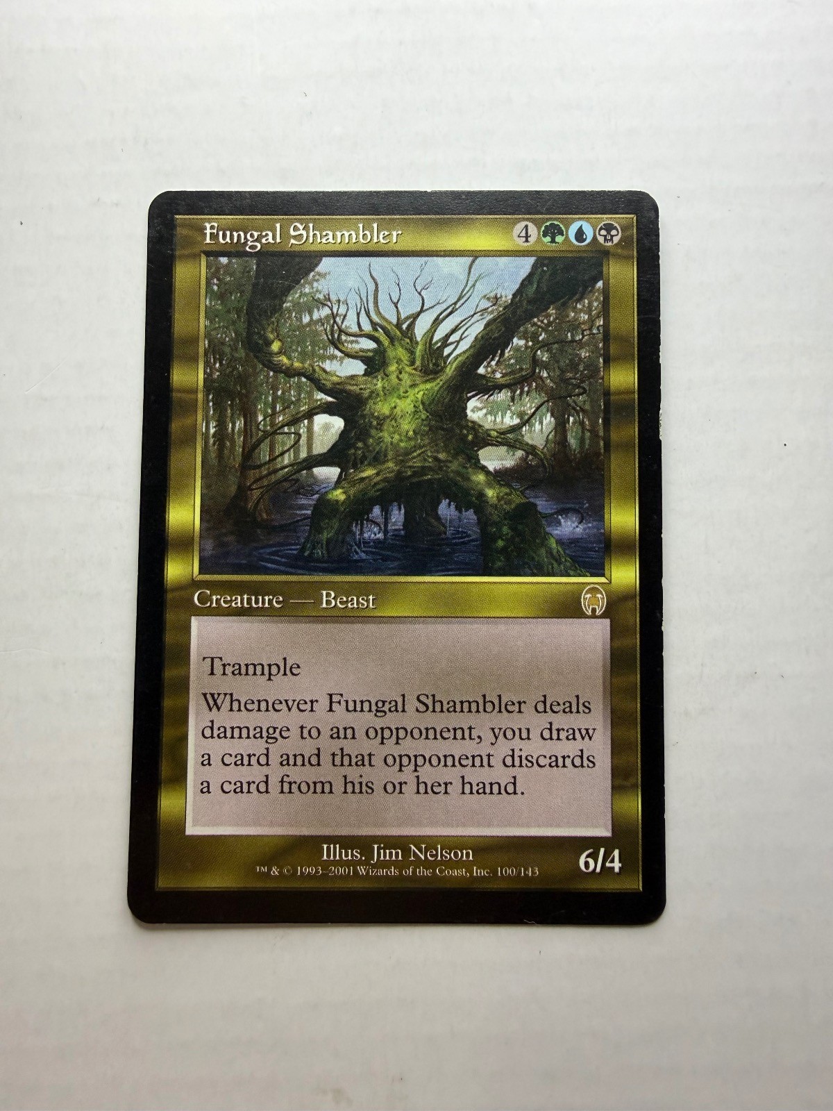 Fungal Shambler 100 Rare Apocalypse Magic: The Gathering Mtg Leggermente Giocato