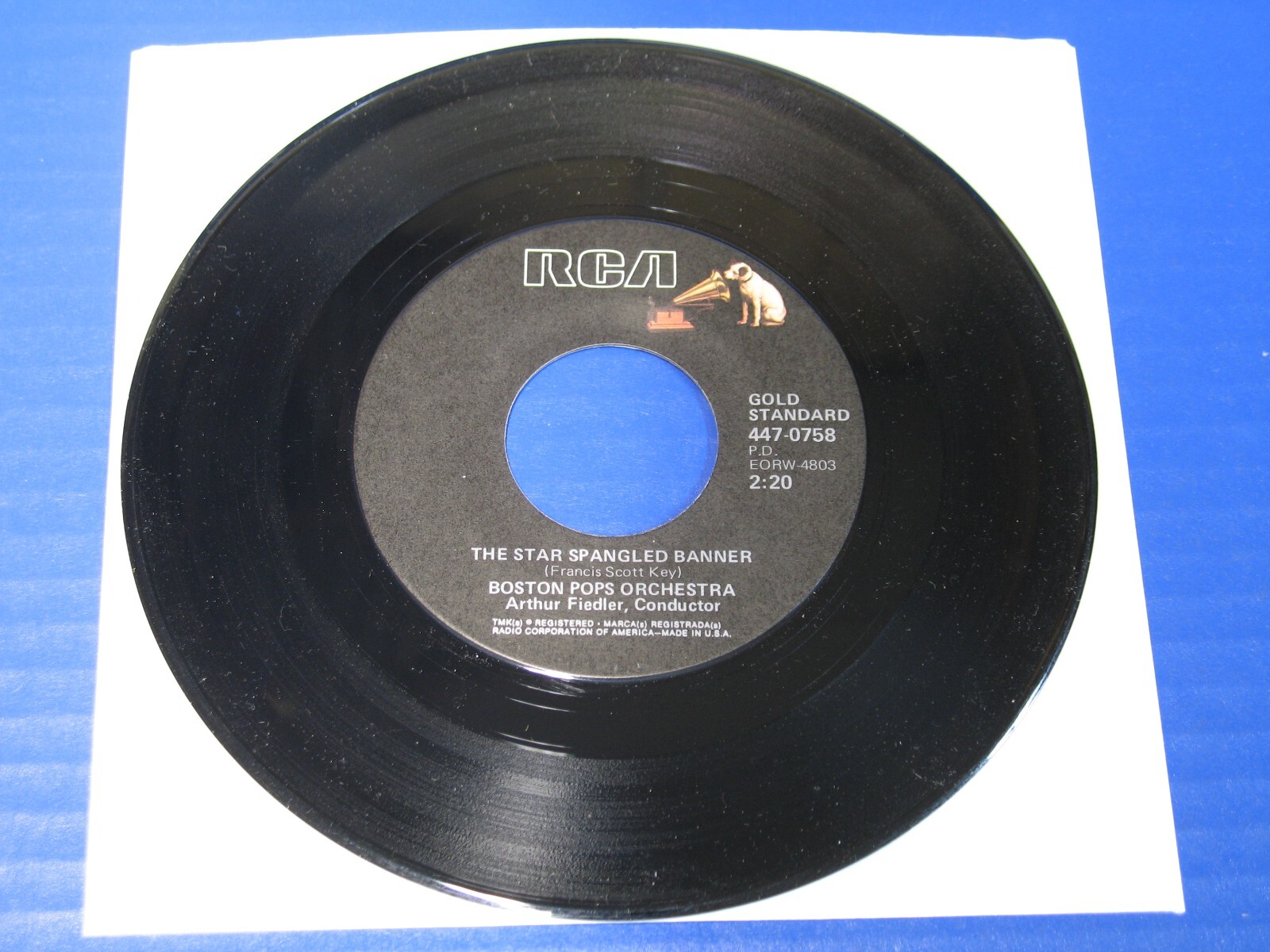 Boston Pops – The Star Spangled Banner /America - Pop 45 7" EX VINYL RECORD