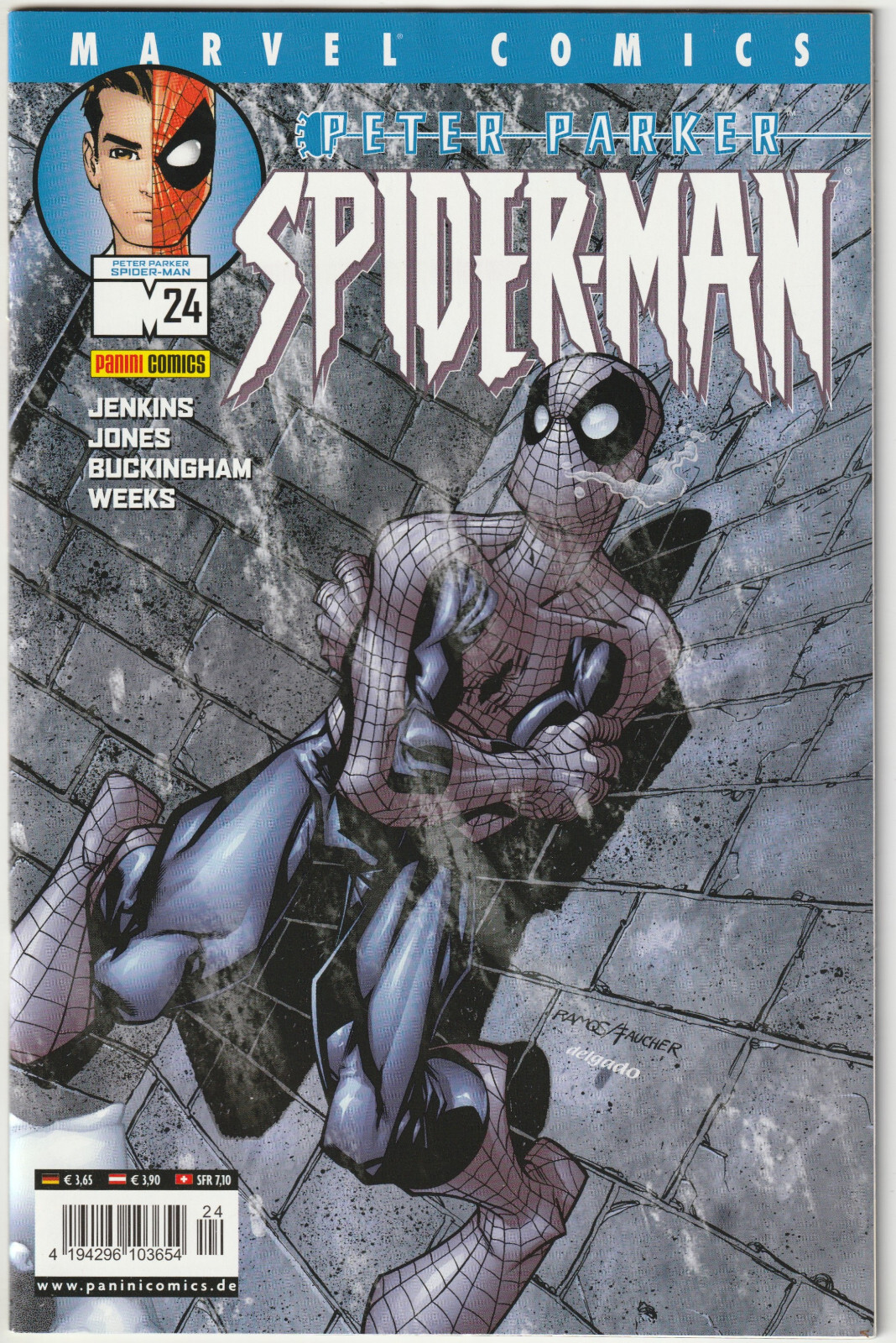 ✪ PETER PARKER SPIDER-MAN #24, PANINI/MARVEL COMICS 2002 FUMETTO NUOVO TOP Z0-1