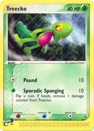 Treecko (016) (Non-Holo) [Nintendo: Black Star Promos] Moderately Played