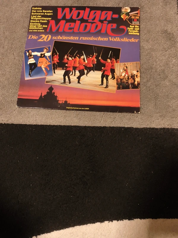 Wolga-Melodie – 20 schönste russische Volkslieder – Vinyl LP Ariola 1979