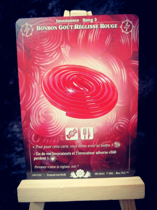 Rise TCG candypocalypse Bonbon goût réglisse rouge 149/232