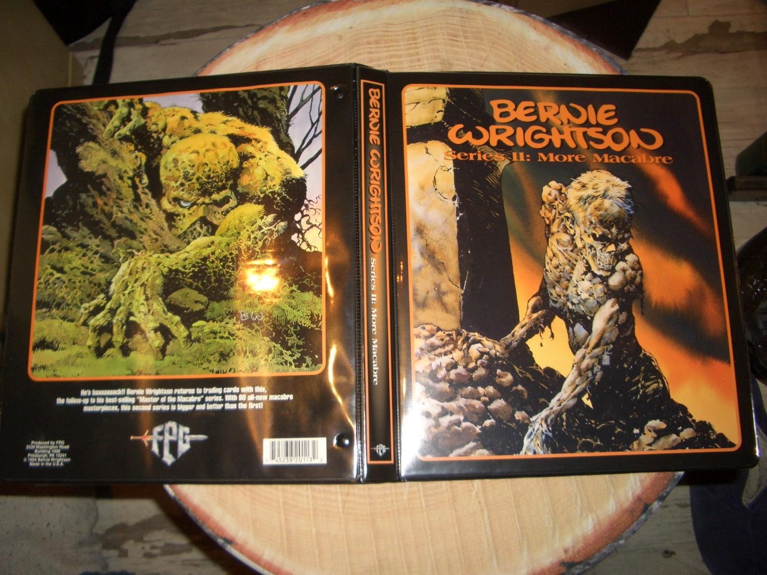 Raccoglitore Bernie Wrightson serie II + set 90 carte - 1994 - 5 foil - 1 promo