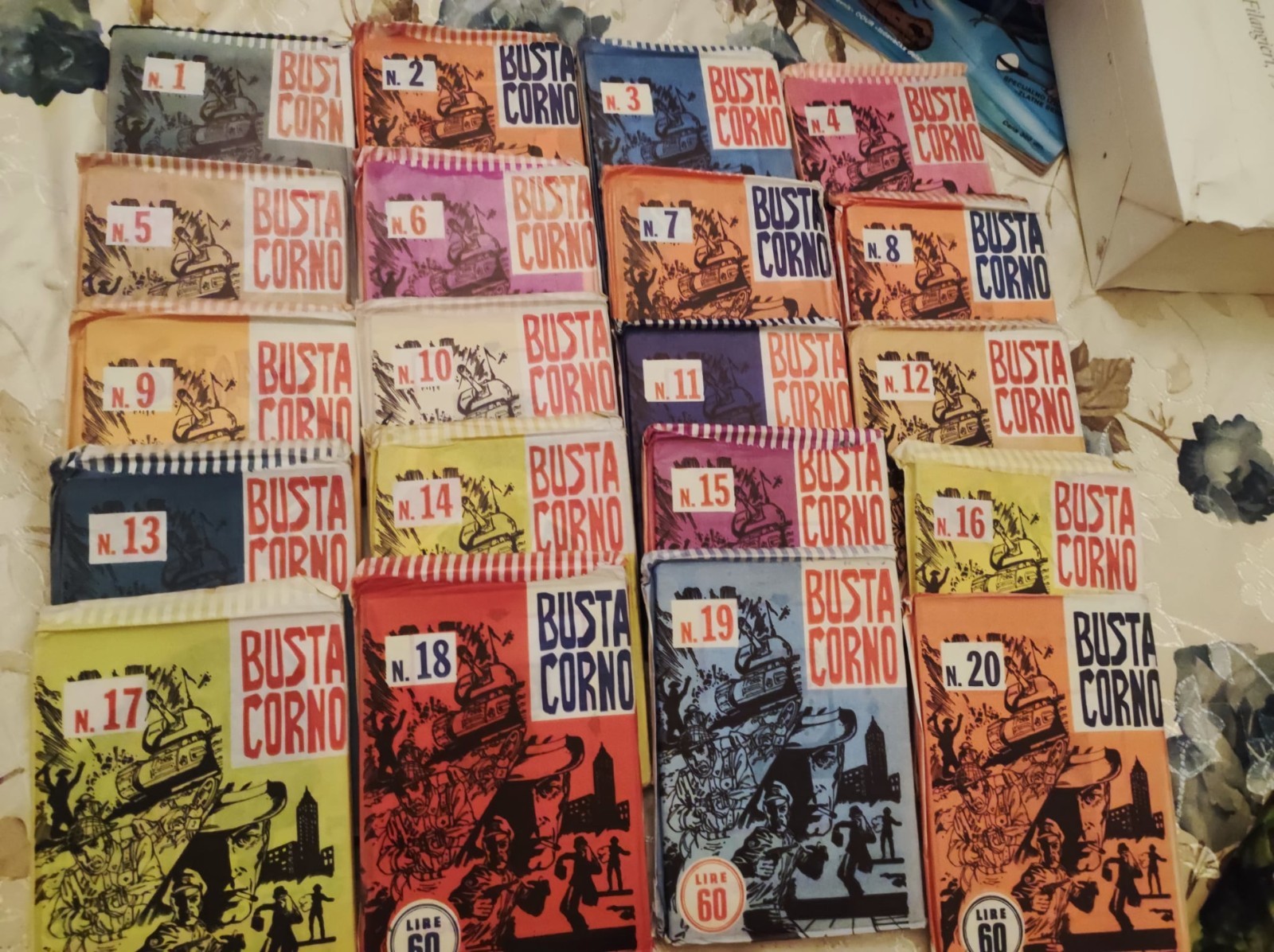 BUSTE FUMETTO CORNO DI SATANIK 1/20 TUTTE SIGILLATE