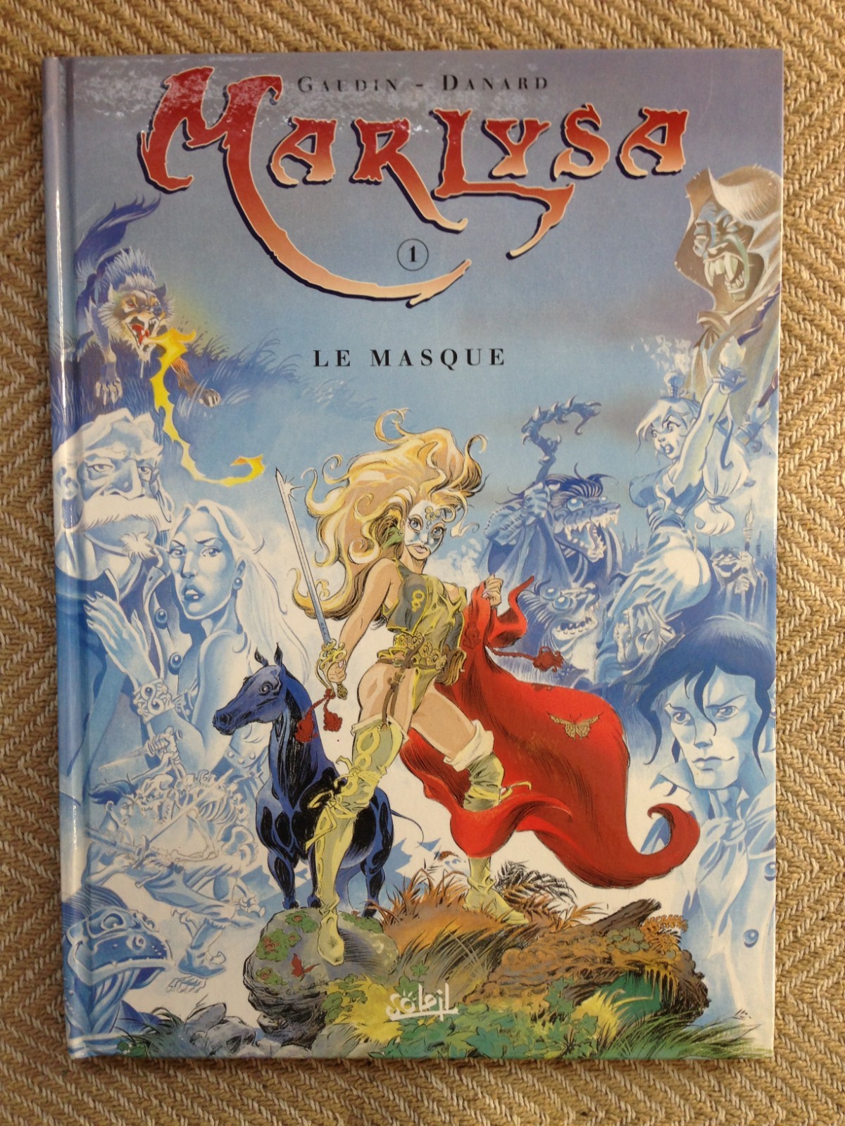 P5 BD - MARLYSA - LE MASQUE - TOME 1 - SOLEIL - CRISSE GAUDIN DANARD