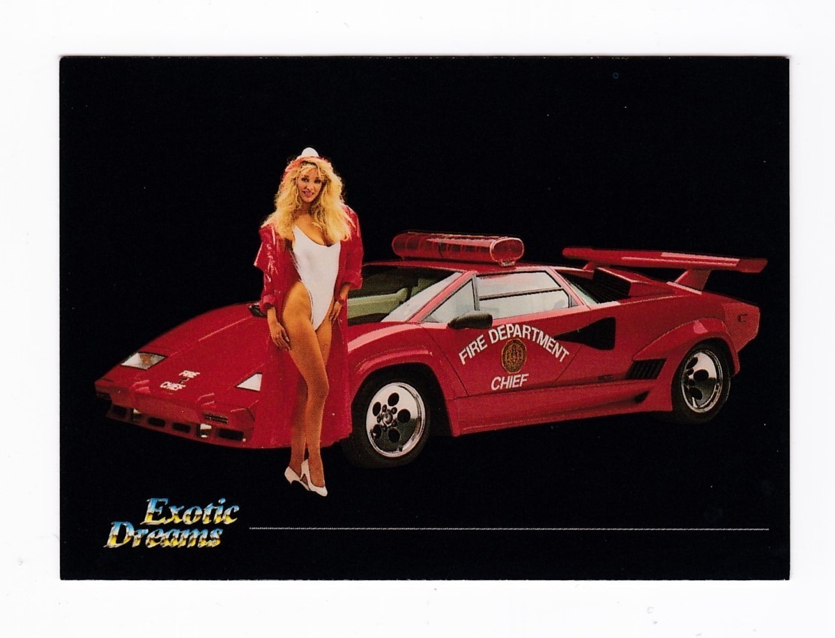 1992 All-Sports Exotic Dreams 1983 Lamborghini Countach vigili del fuoco #17