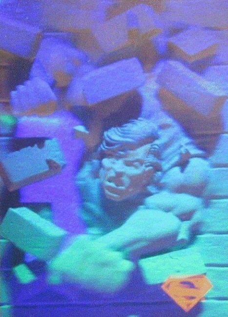 Superman Holo Series Prima Edizione Promo Non Numerata 1996 Skybox DC Comics 