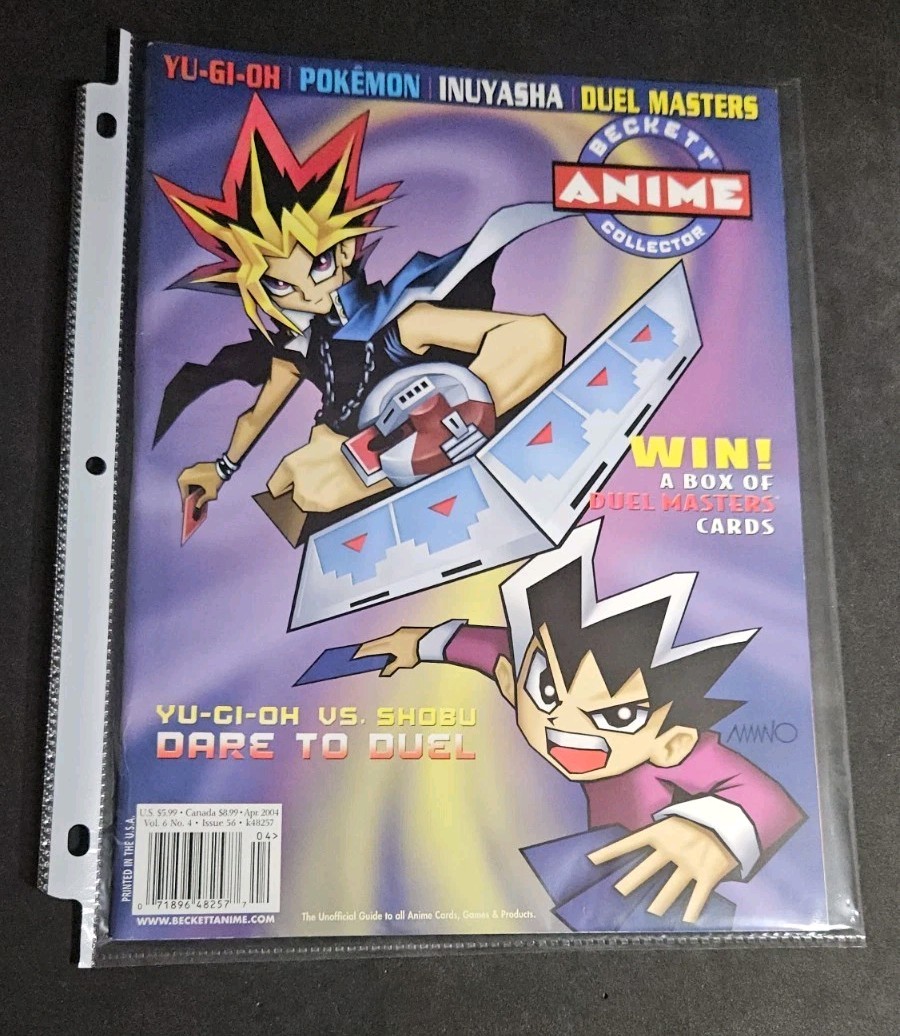 Beckett Anime Unofficial Collector Magazine JULY 2004 Vol 6 No 4 Issue 56 Yugioh