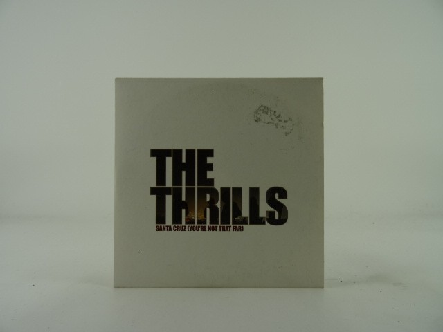 THE THRILLS SANTA CRUZ (YOU'RE NOT THAT FAR) (A74) 1 Track Promo CD Single plus 
