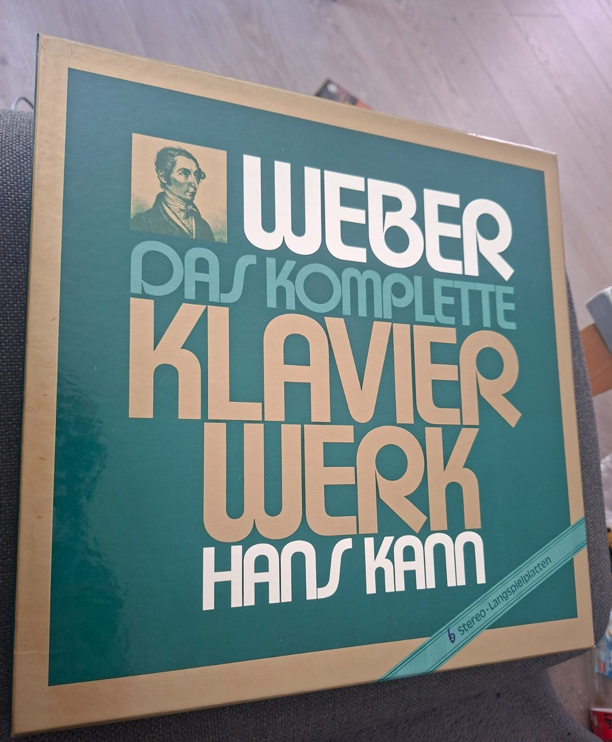 Carl Maria von Weber: Das komplette Klavierwerk (Hans Kann, 6 LPs)