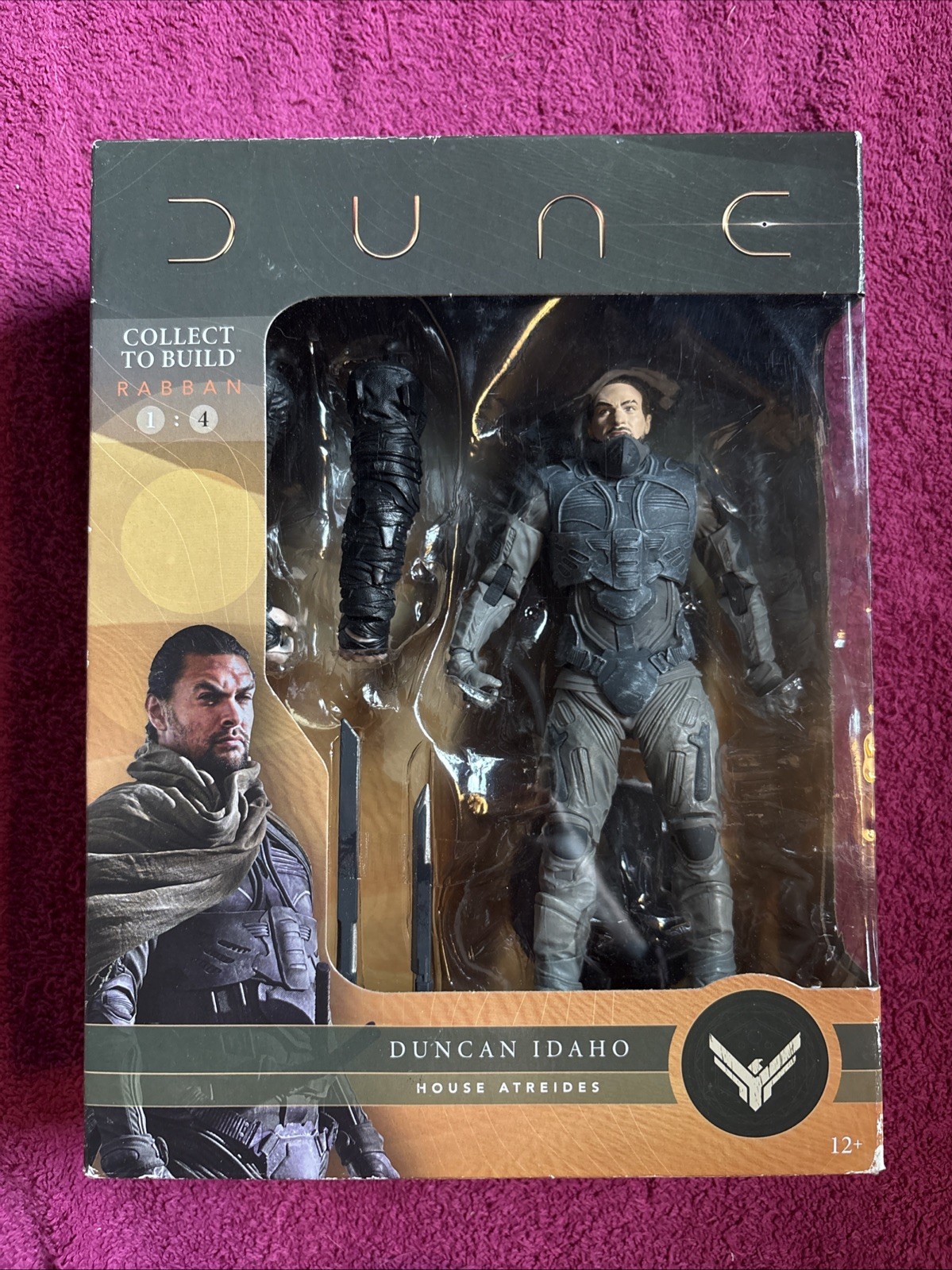McFarlane Toys DUNE Duncan Idaho 7" Action Figure Jason Momoa Build-A-Rabban NUOVO