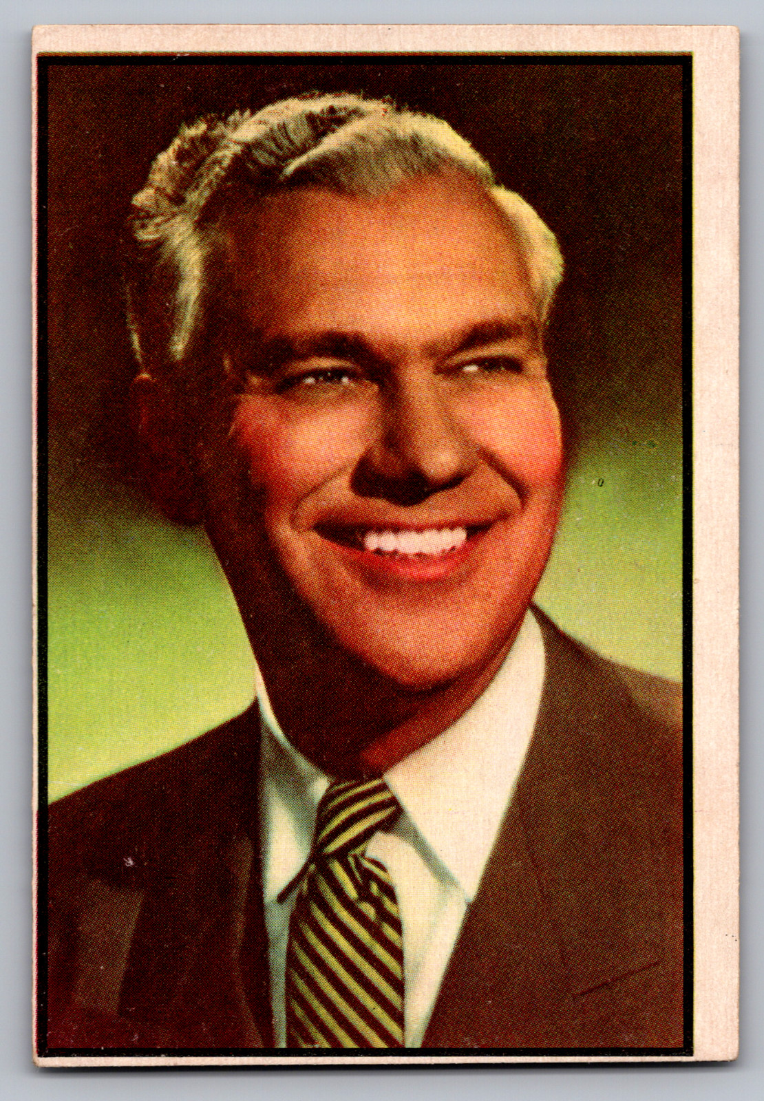1953 BOWMAN TV AND RADIO STARS OF NBC #88 HARRY HOLCOMBE WONDERFUL JOHN ACTION
