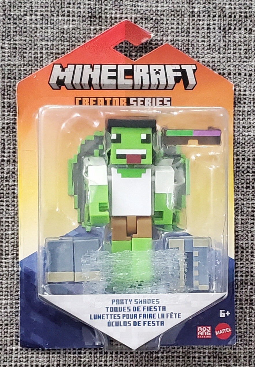 Mattel Minecraft Creator Series - Personaggio Party Shades - NUOVO