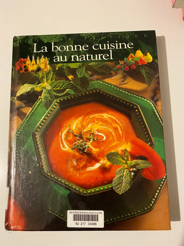 Livre de cuisine