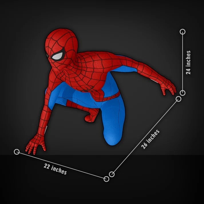 Statua Spider-Man 3D XXL 100 cm – Decorazione Supereroe da Collezione