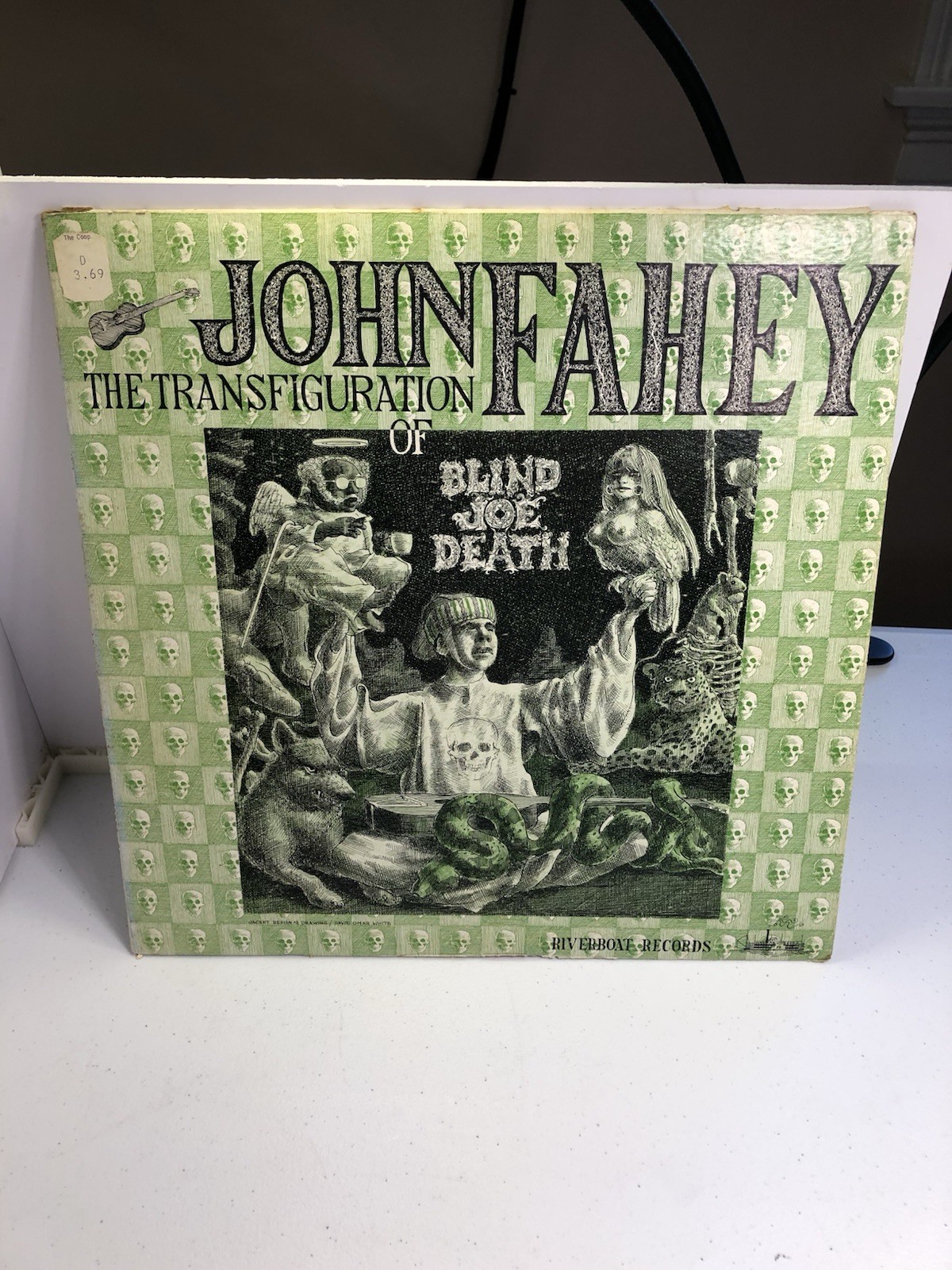 John Fahey Transfiguration of Blind Joe Death LP Riverboat RB-1 Booklet Vintage