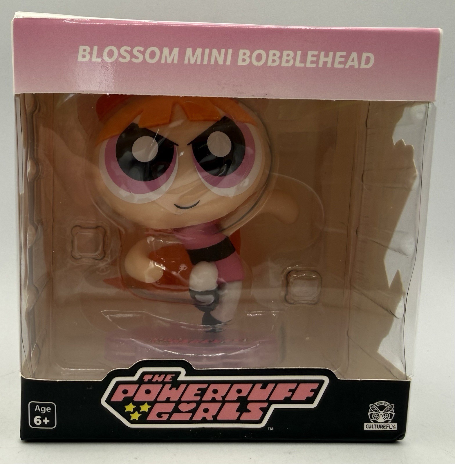 The Powerpuff Girls Blossom Mini Bobble Head Figure Culture Fly Collectible New