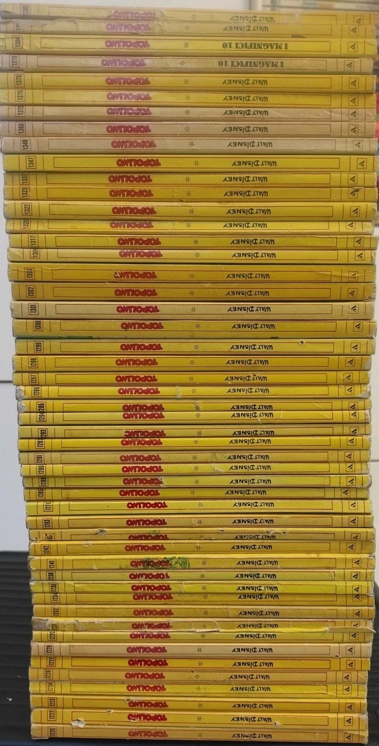 Lotto Topolino Di 50 Numeri, Serie 1200-1300. Disney 