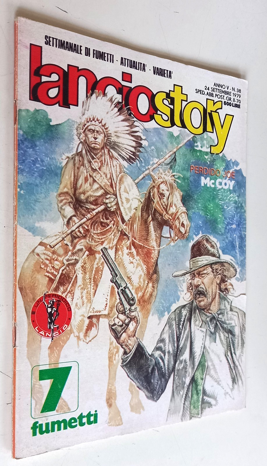 LANCIOSTORY N. 38 -24/9/1979 -Terry Scott/G. Improta/Perdido Joe, Mc Coy..-Eura