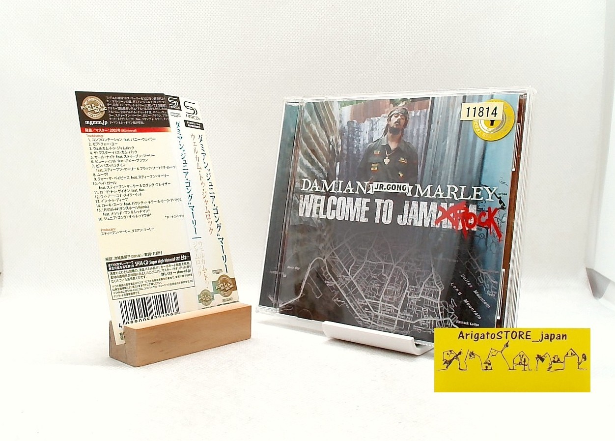 Damian Jr Gong Marley Welcome To Jamrock CD OBI Japan Reggae Hip Hop Bonus Track