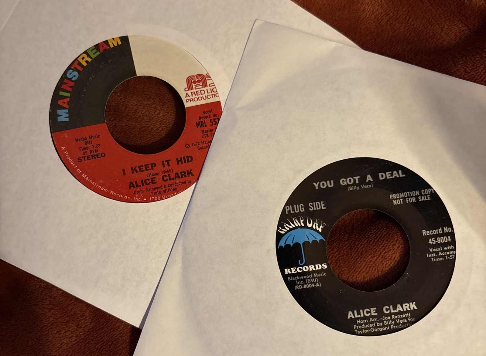 Northern Soul 45s Alice Clark - You Got A DealSay You’ll Promo Mainstream Bundle
