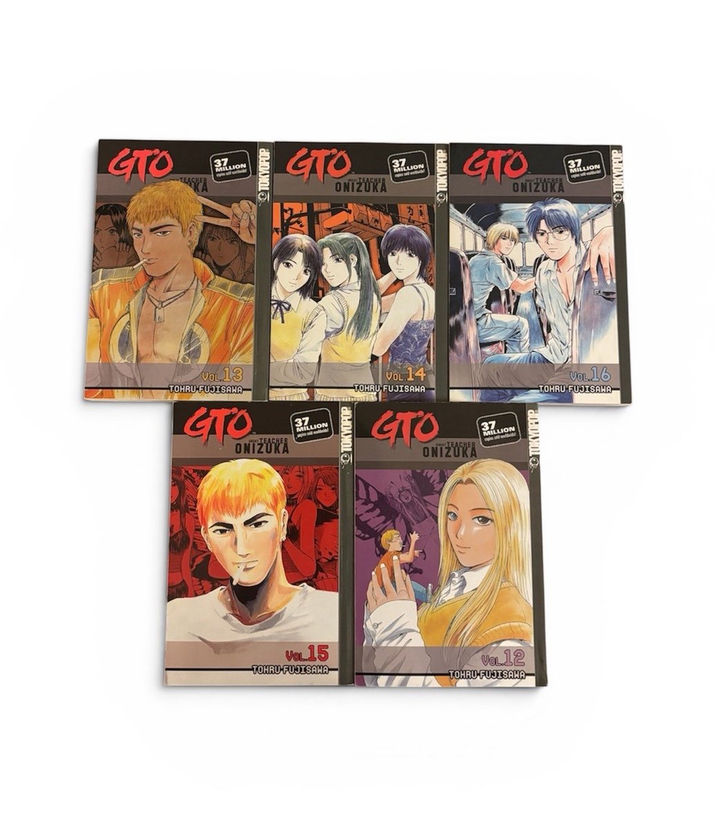 GTO Grande Maestro Onizuka Vol. 12 13 14 15 16 5 set TohruFujisawa manga Tokyopop