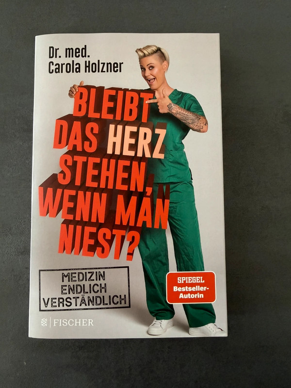 Buch „Bleibt das Herz stehen, wenn man niest?“ Doc Caro