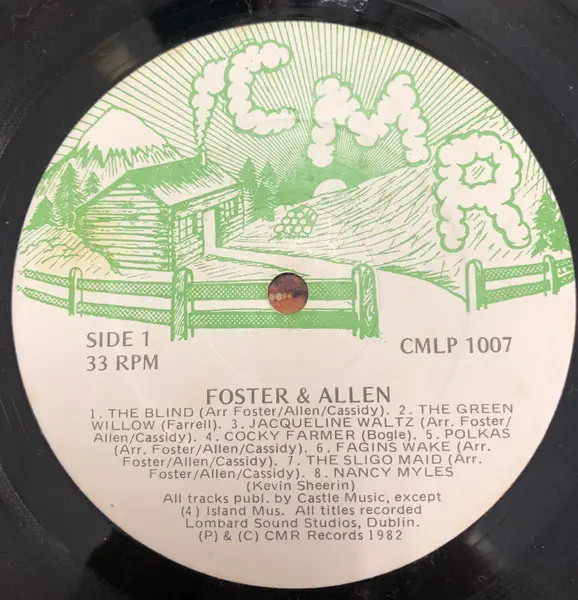 Foster & Allen Selection LP in Vinile CMR 33 U/min CMLP 1007 EX