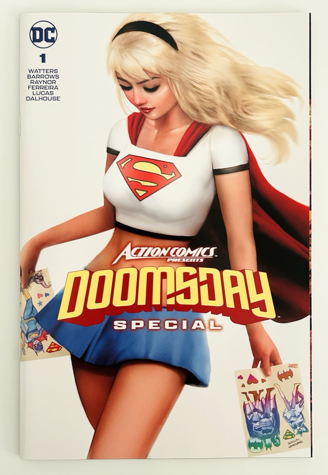 Action Comics: Doomsday Special #1 Nathan Szerdy variante esclusiva Supergirl.